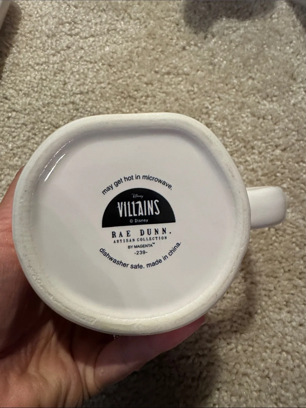 Disney Villains Rae Dunn Evil Witch Ceramic Mug